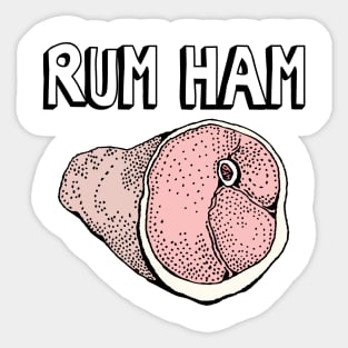 Rum Ham Sticker